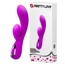 Wibrator Punktu G HONEY Usb-10 Function Pretty Love Ładowany USB | 100% ORYGINAŁ| DYSKRETNA PRZESYŁKA